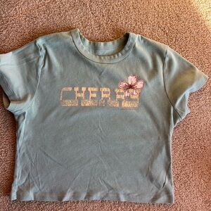 Cherry LA baby tee